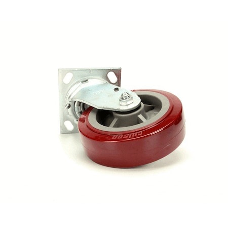 Carter Hoffmann 6 Swivel Red Poly -Cw- 18301-6214